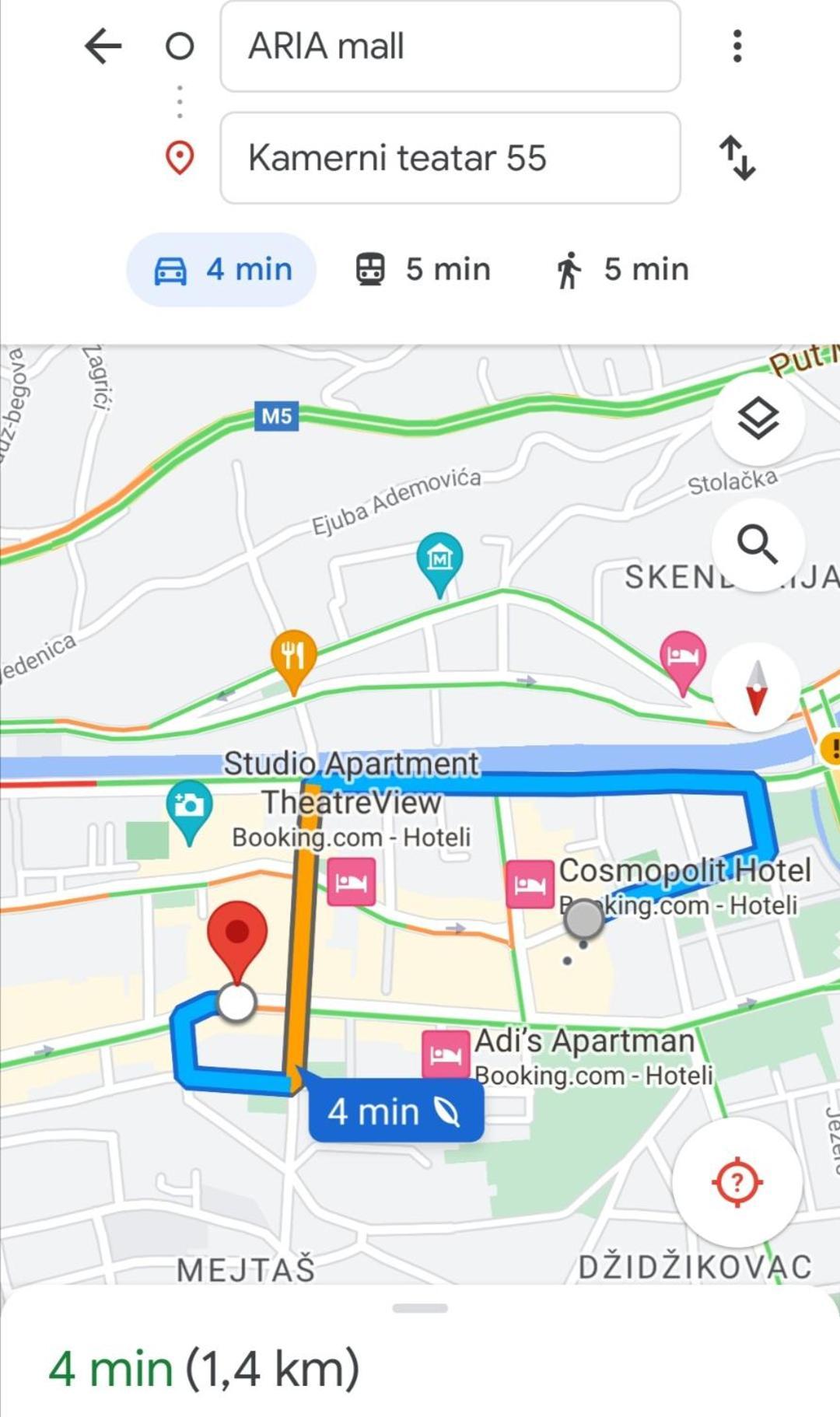 사라예보 Theatre55 아파트 외부 사진